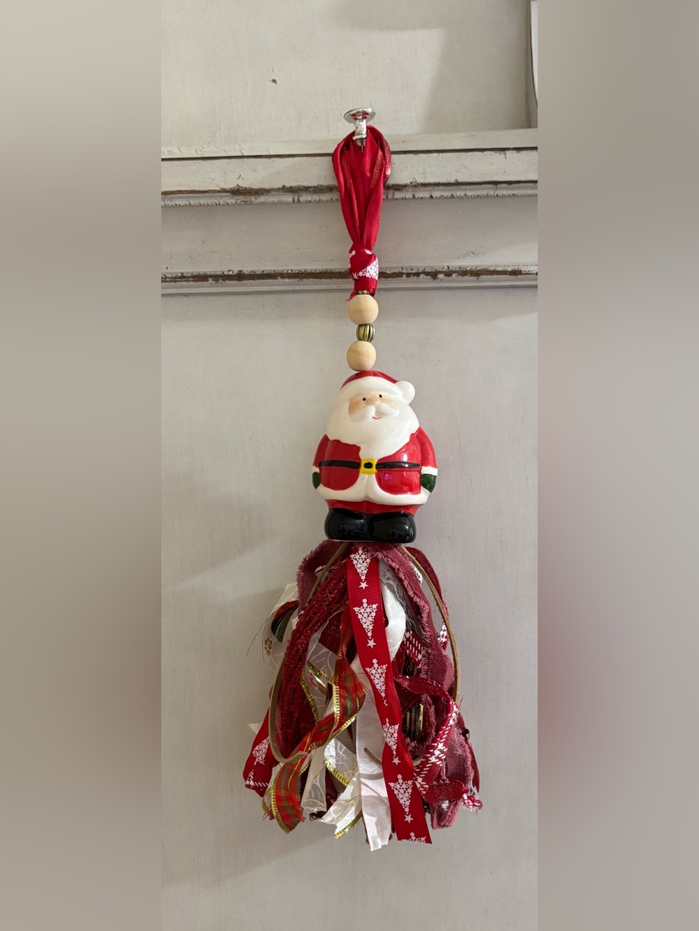 Sweet Charming Jolly Mr.Santa Tassel Ornament